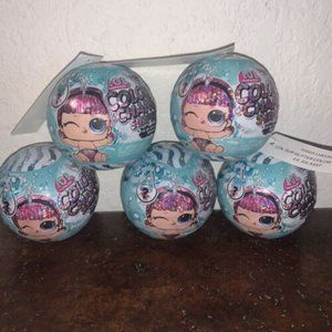 New Unopened Lot of 5 LOL Surprise Glitter Color Change Lil Sis Dolls